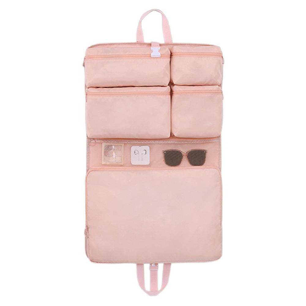 

Foldable Clothes Storage Bag Dustproof Luggage Storage Bag Daily Clothes Sorting розовый