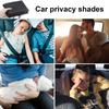 Set of 3 Privacy Curtains for Car, SUV, Van - Includes 1 Rear Seat Divider & 2 Side  Divider Curtains for Camping & Sleeping