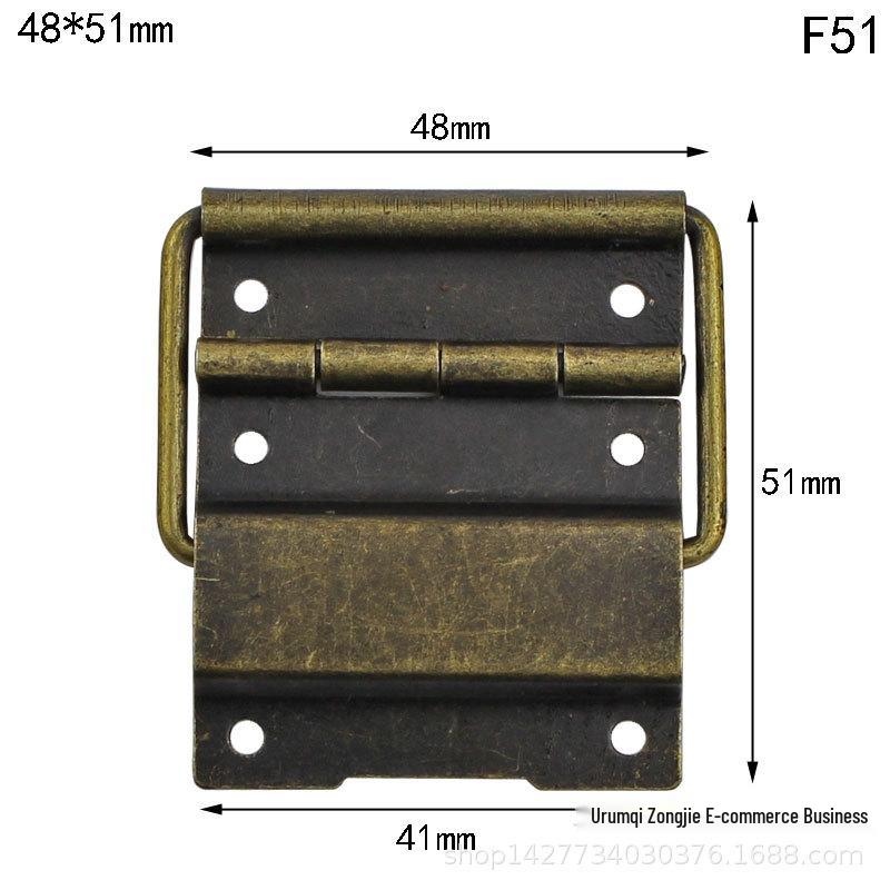 

Петли для старинной жестяной шкатулки для украшений 48x52 мм, 6 отверстий, фурнитура для деревянной коробки