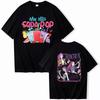 KPop Demon Hunters round neck short sleeved summer loose sports casual top EMA