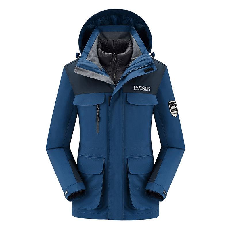 Outdoor Yurong Jacket Three-in-One Two-piece Set Women's Travel Jacket Mountaineering Wear