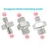 1/4 Inch Male To 1/4 3/8 Inch Male Camera Screw Mount Adapter Tripod Screw Adapter Thread For Camera Tripod Monopod Ring Light