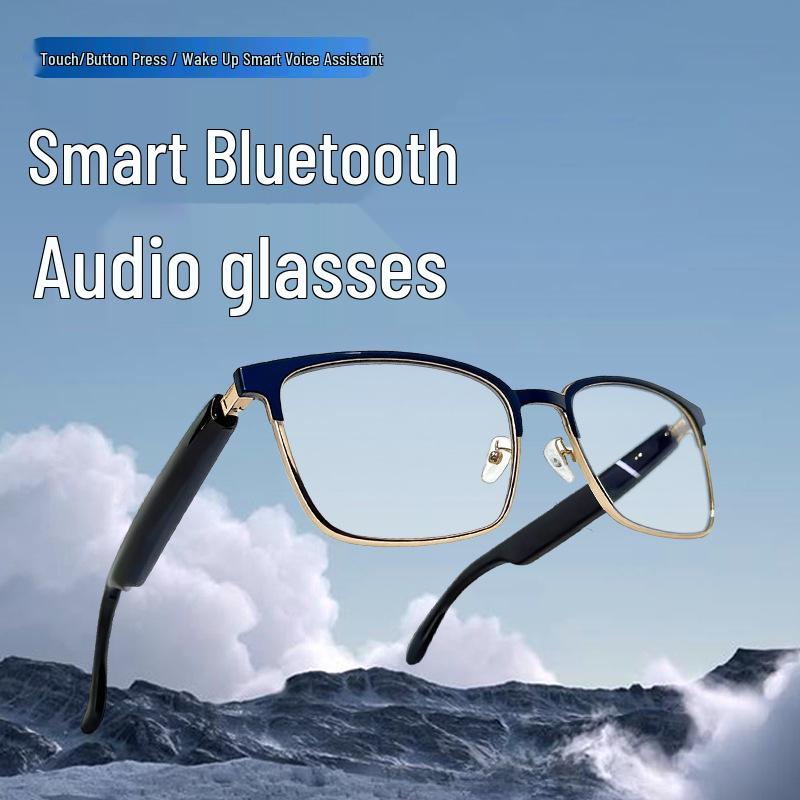 Smart Bluetooth Glasses with AI Real-time Translation, Music & Calls - Supports 100+ Languages and Various Frame Shapes