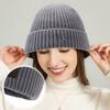 Men's And Women's Knitted Hats For And Winter Cold Plus Velvet Hats Fashionable Wool Hats Outdoor Sports Pullover Hats