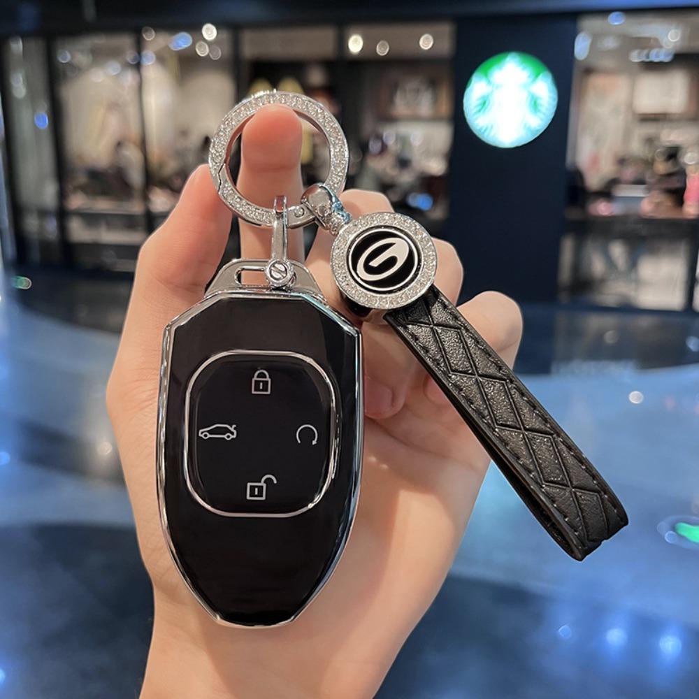 Aluminum Alloy Full Protection Key Cover for GAC Trumpchi M8 Master Shadow Panther E9 Shadow Cool GS3 Shadow Speed