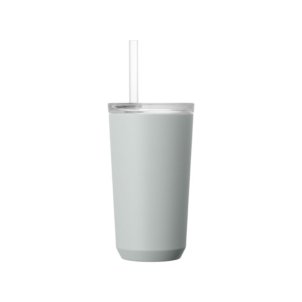 Kinto To-Go Tumbler, 480ml, with Straw, Ice Gray, 20242