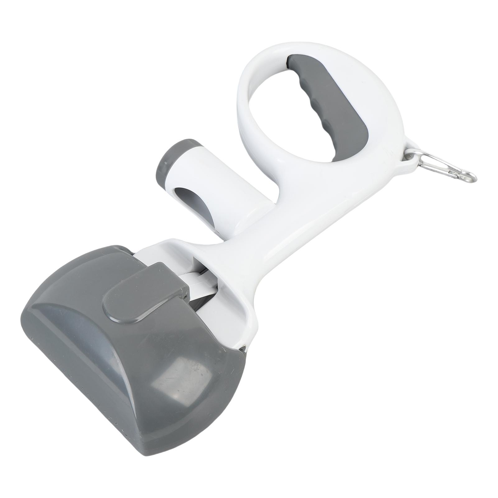 

Portable Dog Waste Picker Pet Poop Grabber Cleaning Tool for Outdoor Walking Camping Picnic Grey серый