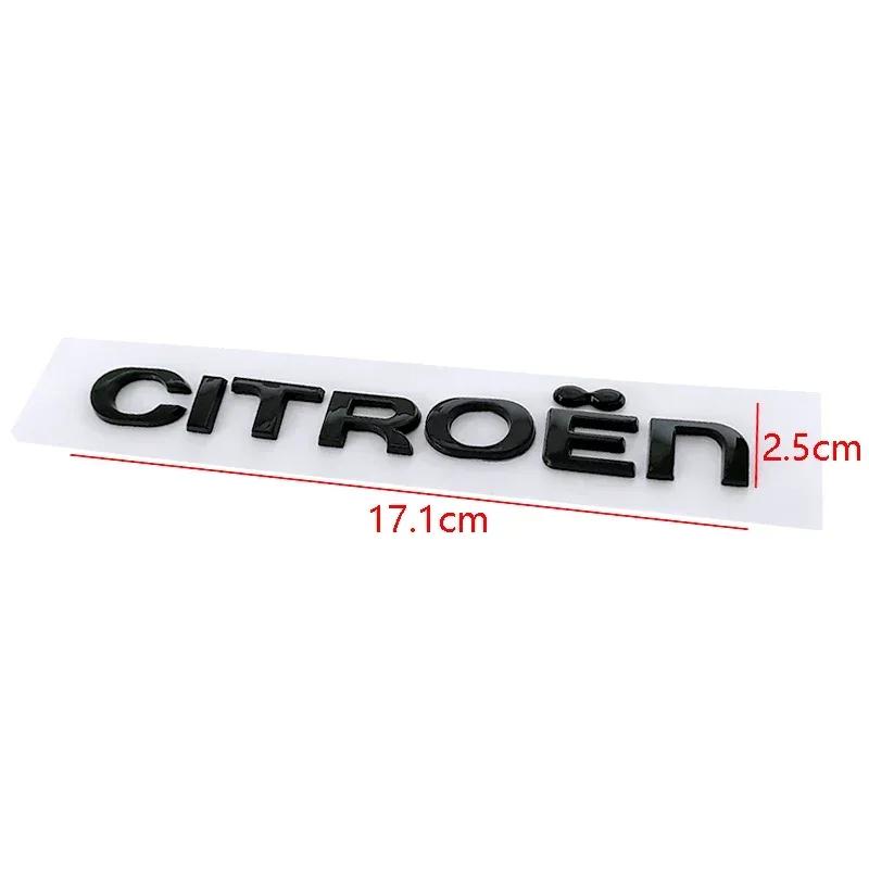 ABS Car Rear Trunk Badge Decal Sticker for Citroen C1 C3 C4 C5 DS3 DS4 DS5 Berlingo Jumpy Numero Auto Modification Accessories