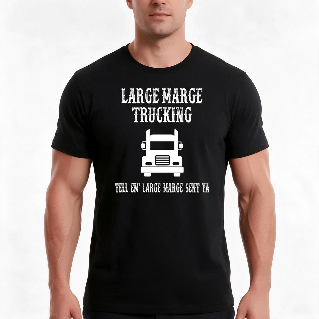 Large Marge Trucking Pee Wees Big Adventure Tshirt Summer Casual Cotton Tee Oversized Streetwear Tops Unisex Unisex Unisex