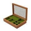 Sophisticated Wood Jewelry Casket Easy to Use with Organized Home Accessory for Various Trinkets Decoration Organization