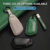 Genuine Leather Car Key Case Cover Key Bag For VW Volkswagen Golf 8 MK8 ID.3 ID.4 Cupra Skoda Octavia A8 Protect Set Accessories