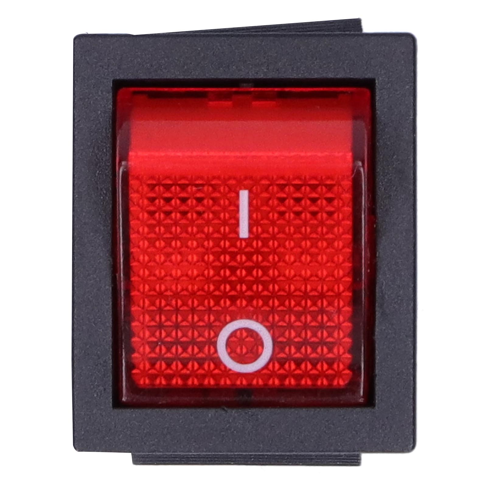 

10Pcs Rocker Switch OnOff Red with Light 6Pin 2Level Power Supply KCD4 15A250V
