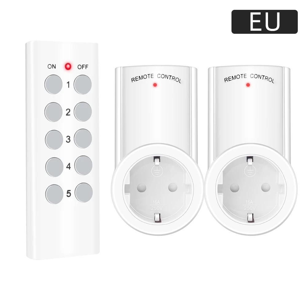 Smart Socket RF 433mhz Wireless Remote Control Outlet Adaptor Wall Electrical Switch Home Lamp For Smart Home EU UK US FR Plug