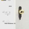 New Light Luxury Wardrobe Cabinet Handle Gold Modern Drawer Handle French Style Minimalist Bedside Table Handle