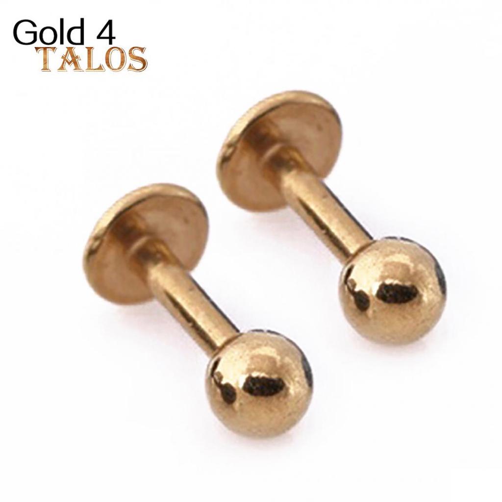 1 Pair 3 4 5 Mm Unisex Cool Titanium Steel Tragus Stud Cartilage Ball Earrings Body Piercing Trinket