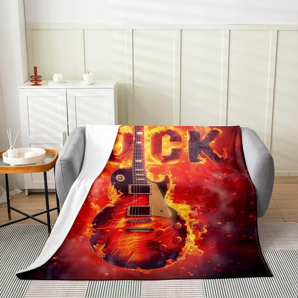 Manfei Sport-Themen-Kuscheldecke Perfekt für Bett, Couch oder Sofa Weiches, atmungsaktives Flanell mit Basketball-Design x Zoll Id