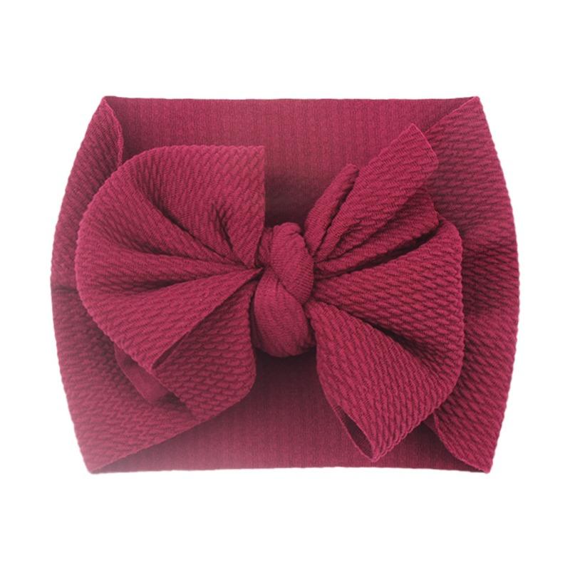 Creative Soft Children's Headband Cute Solid Color Bow Baby Hair Accessories Infant Multi-color Headgear