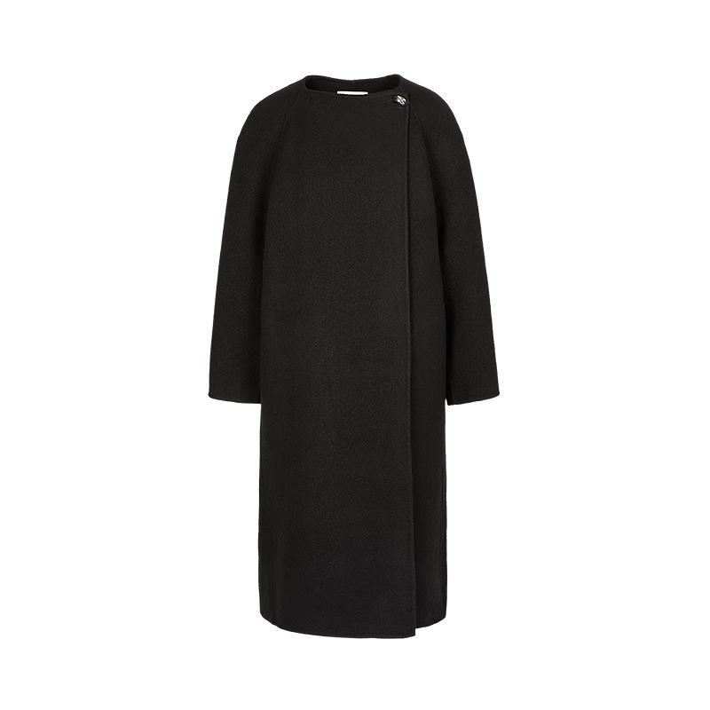 

LESS 2025 Winter Double-Sided Long Wool Coat XS