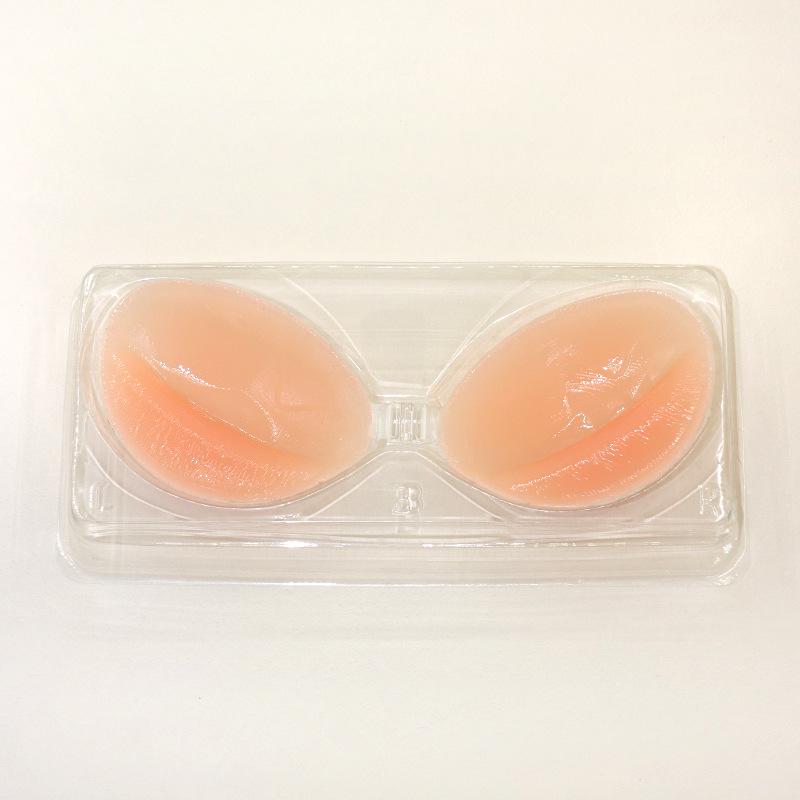 Adesivos invisíveis de silicone push-up para seios - sem costura, sem alças, antiderrapantes e à prova d'água para vestido de noiva