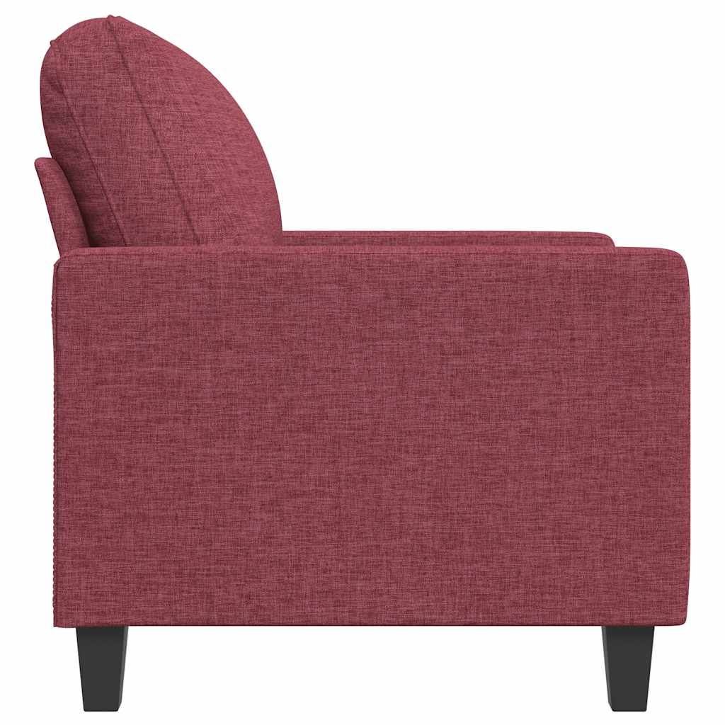Armchair Burgundy 60 Cm Fabric
