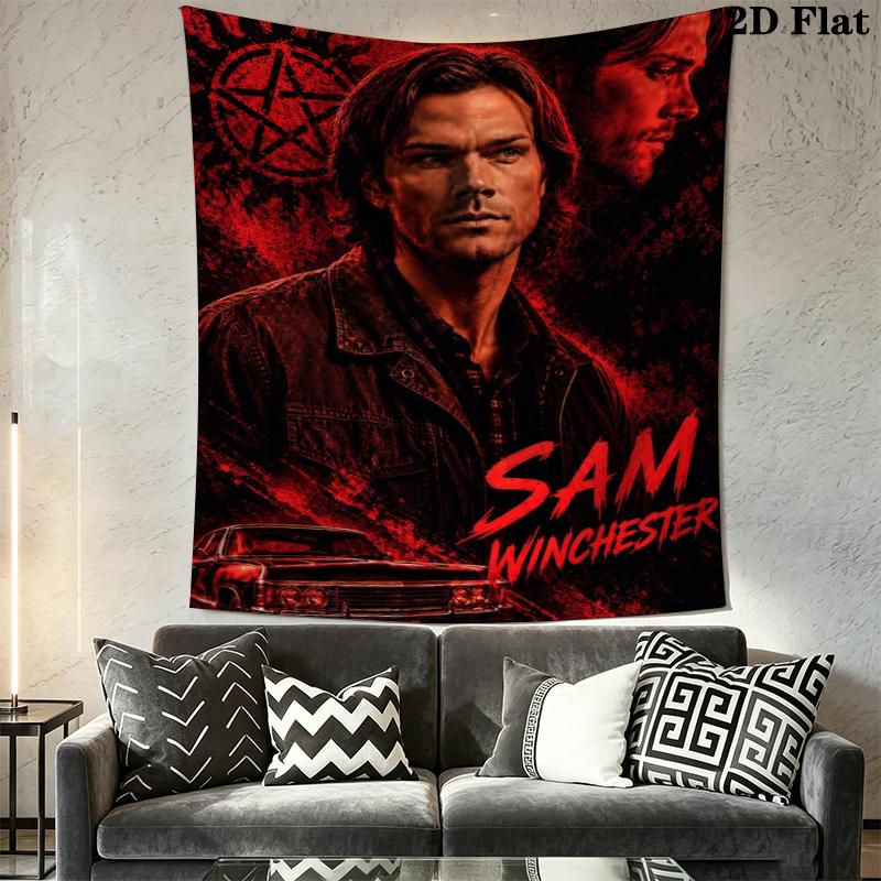 supernatural Wall Tapestry Aesthetic Wall Hanging Printed Fabric Blanket Decorative Tapestries for Bedroom Living Room Home Decor