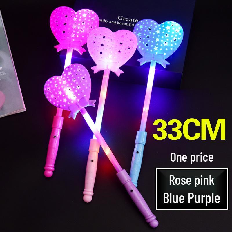 Magic Light-Up Concert Glow Sticks: Fairy Flashing Star Props