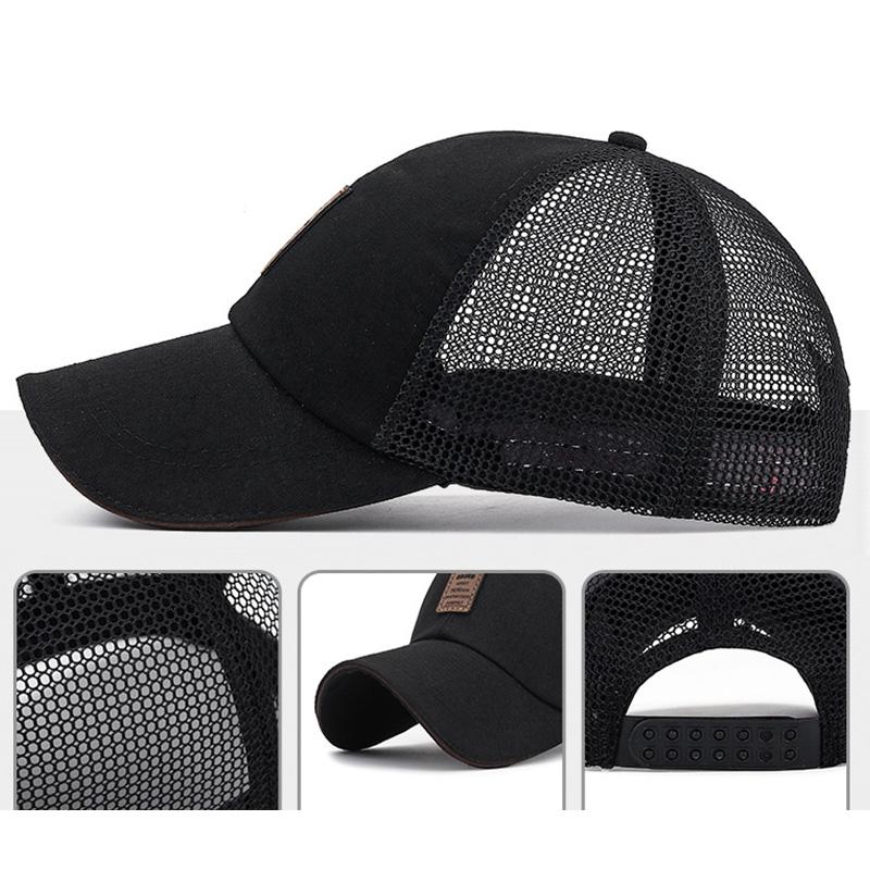 Breathable Mesh Quick Drying Baseball Cap Sunscreen Sun Hat Women Men Sun Protection Visor Net Cap Summer Outdoor Sports Run Cap