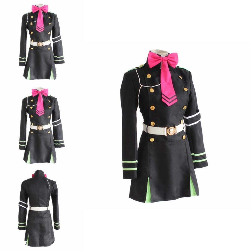 Premium Quality Seraph Of The End Shinoa Hragi Cosplay Costume Dress With Comfortable Fit