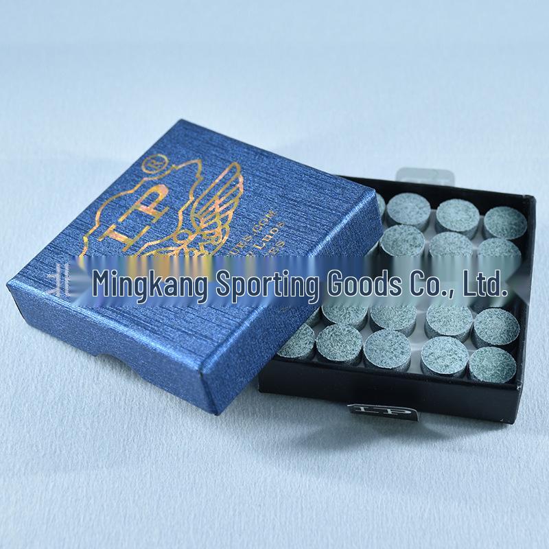 LP Single Layer Black Billiard Cue Tip for Snooker and Pool Tables