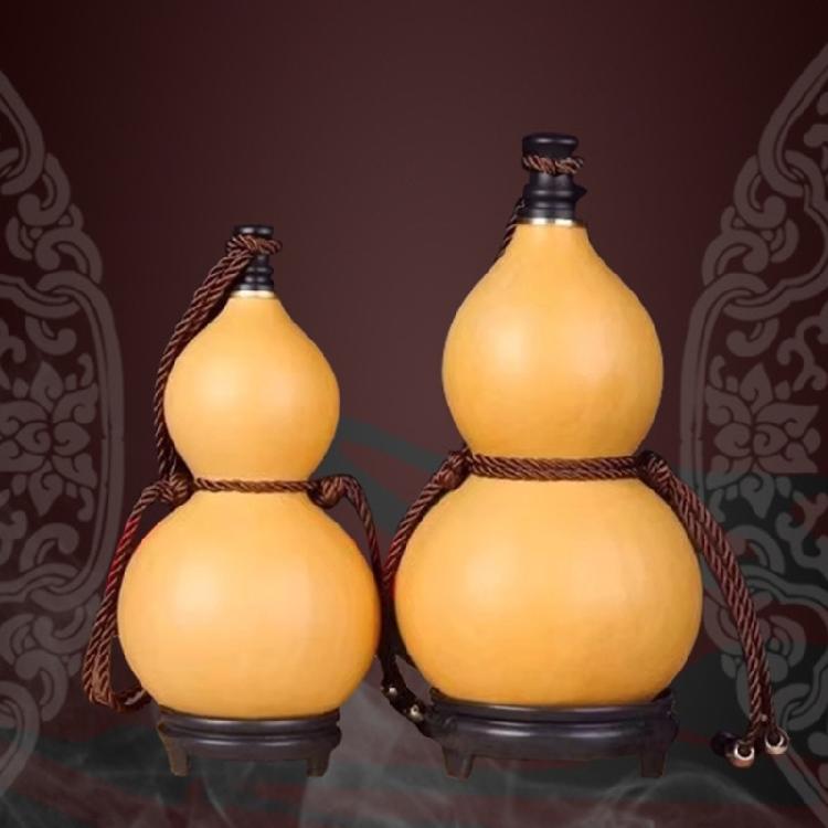 Delicate Gourd Shape Liquor Bottle Artistic Gourd Shape Water Pots Homes Decorative Table Display Accessory