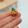 Miniature Pumpkin Figurine Resin Craft Model Project Accessories Halloween Theme Decors For 1/12 Doll House Accessories