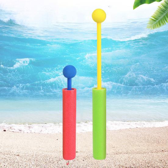 4Pcs Foam Water Squirt Toy Long Range Water Shooter for Kids Summer Outdoor Water Fun Watering Sprinkler Toy