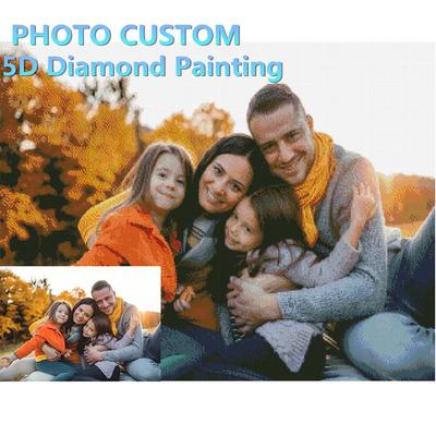 Custom Canvas Painting Couple Family Life  Photos and Size Customized Posters and Prints Wall Art Home Living Room Decor