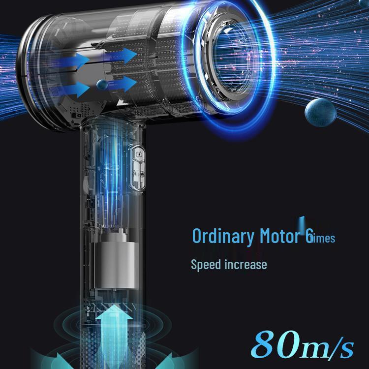 High-Speed Ionic Hair Dryer: Silent, Strong Wind, Quick-Dry, Constant Temperature, High Power for Household and Dormitory Use.