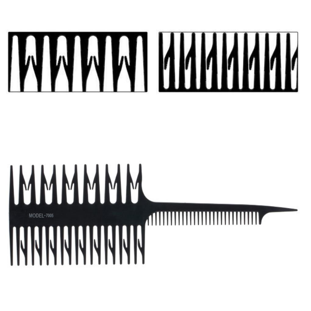 Sectioning Dyeing Comb with Hook Double Side Multi-function Brush Styling Tool