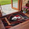 Crystal Velvet Rug Custom Name Text, Soft Non Slip Floor Mat Home DecorBournemouth Football