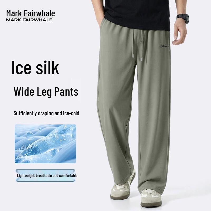 Mark Fairwhale Men s Ice Silk Casual Sports Pants M