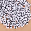 Square Acrylic A-Z English Letter Beads (6mm/7mm/8mm/10mm) for Jewelry Making