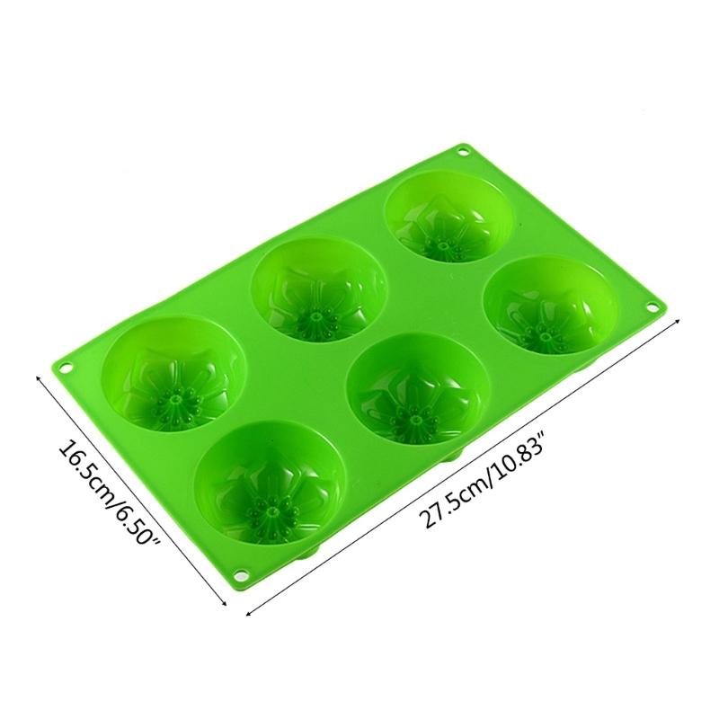 Silicone Fondant Mold Flower Shape Mousse Mould Cake Moulds Baking Gadget Non-stick Silicone Material for Kitchen Baking