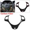 Interior Stickers Steering Wheel Cover Steering Wheel Trim Cover ABS Frame High Quality Interior 1× For BMW 3S E90 E91 E92 E93