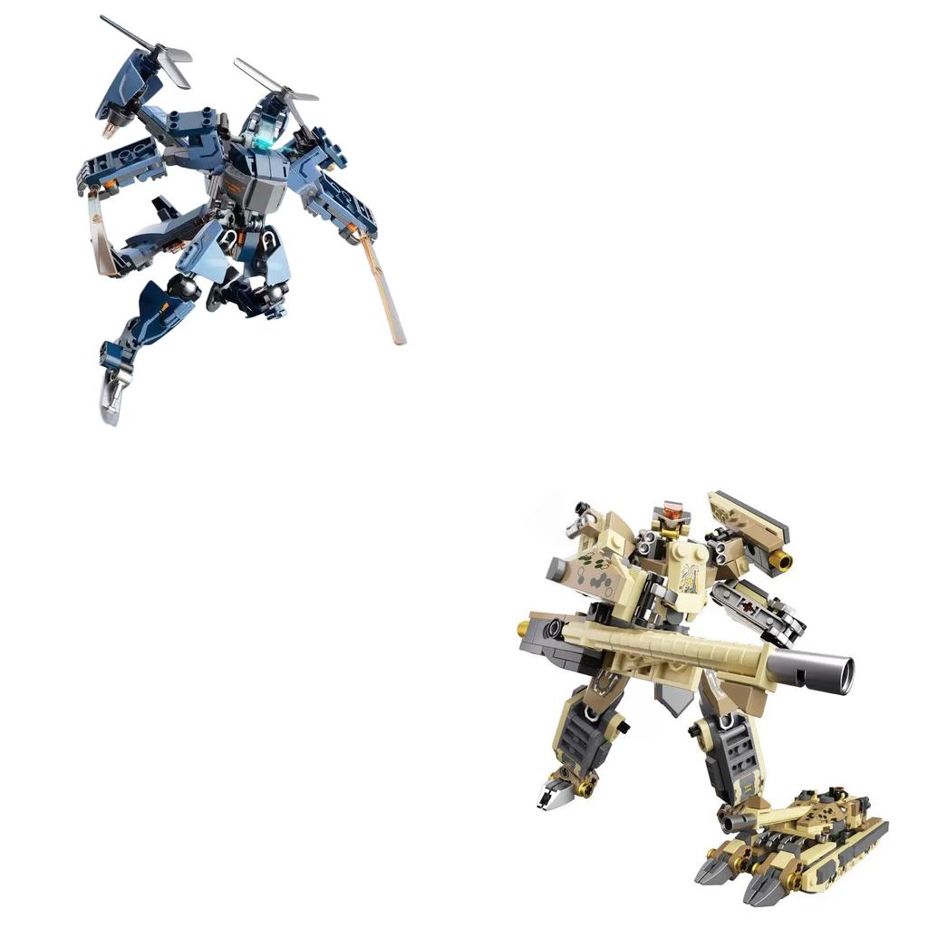 Jaki Transformierender Roboter Modellbauspielzeug Haus Kreative Dekoration Bausteine Mecha Set Kindergeburtstagsgeschenk