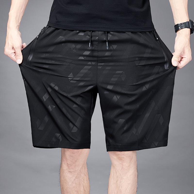 Men's Quick-Drying Sports Shorts Summer with Pockets Breathable for Running Fitness Training