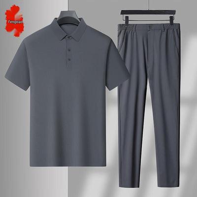 Men's Casual Suit for Middle-Aged