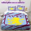 Team football Pattern Bedding Quilt Set Quilt Cover Pillowcase Home Decoration Birthday Gift (1 * duvet cover + 2 * pillowcase, without core)