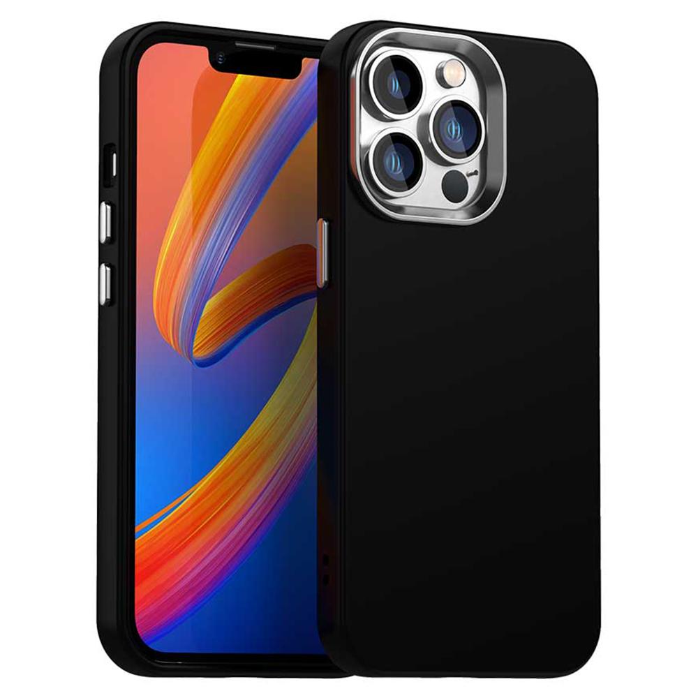 

For iPhone 12 Pro Max Case TPU+TPE Anti Drop Protection Phone Cover Black