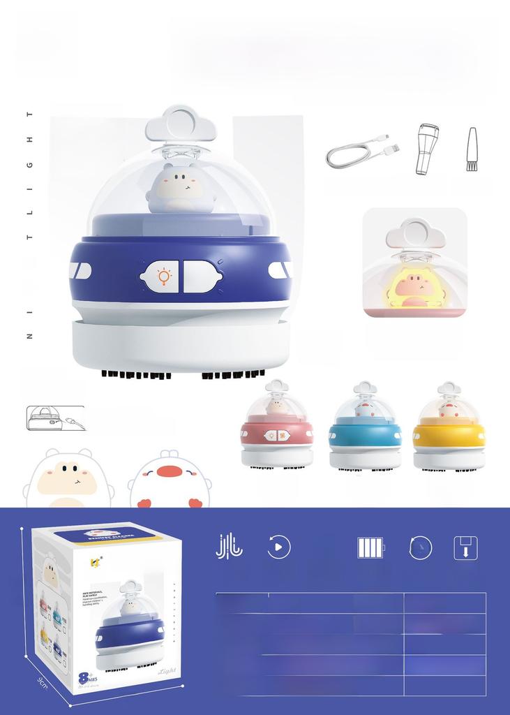 USB Rechargeable Desktop Vacuum Cleaner & Mini Dust Sweeper