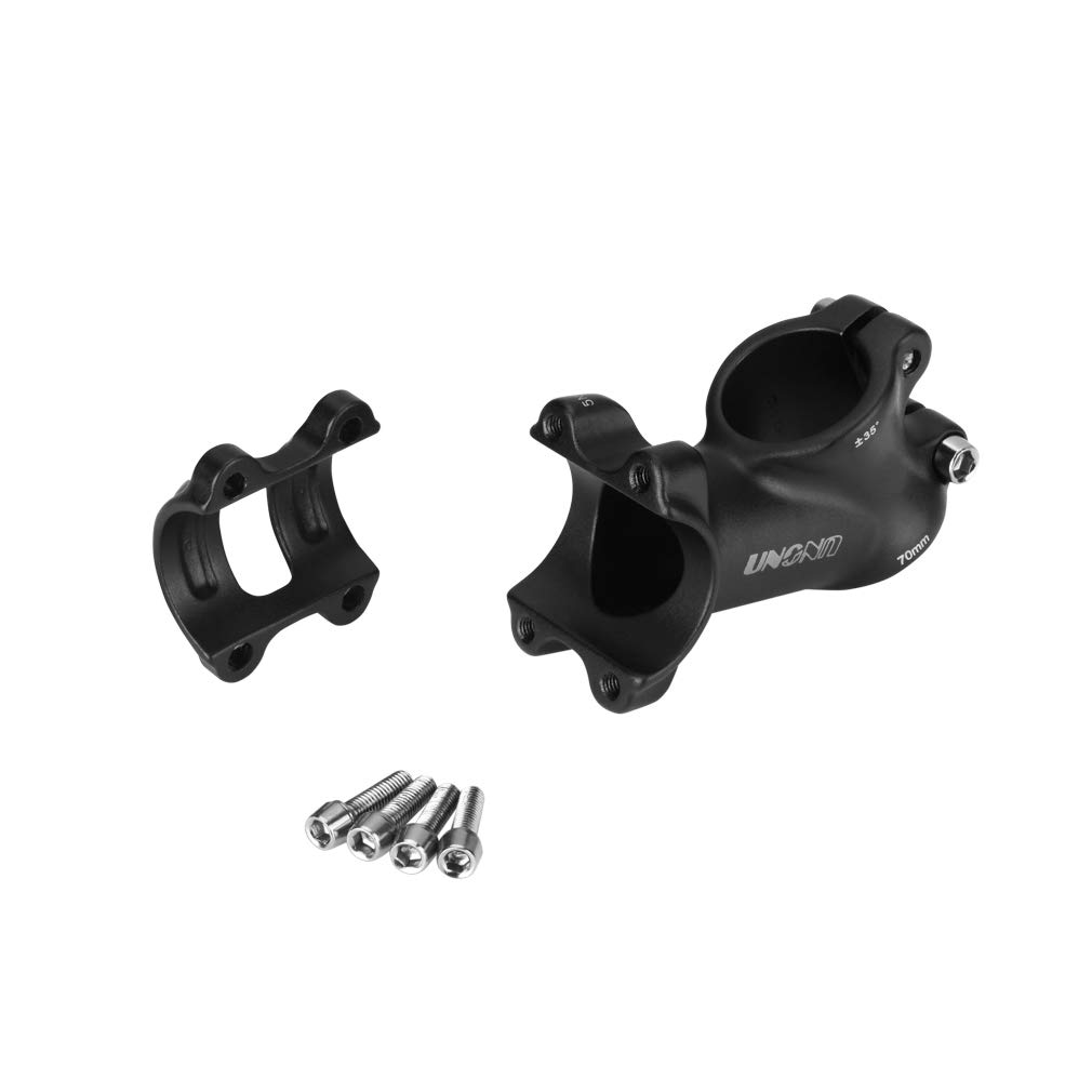 Bicycle Stem 35 Degree 70mm FOMTOR Bicycle Handlebar Stem Riser Suitable for BMX MTB Road Bike Mountain Bike x 31.8mm (31.8 70mm)