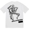 Zomer Tide Merk Phantom Letter Bedrukking T-shirt Joint Avatar Groot Letter Patroon Korte Mouw Los Heren Dames Puur Katoen