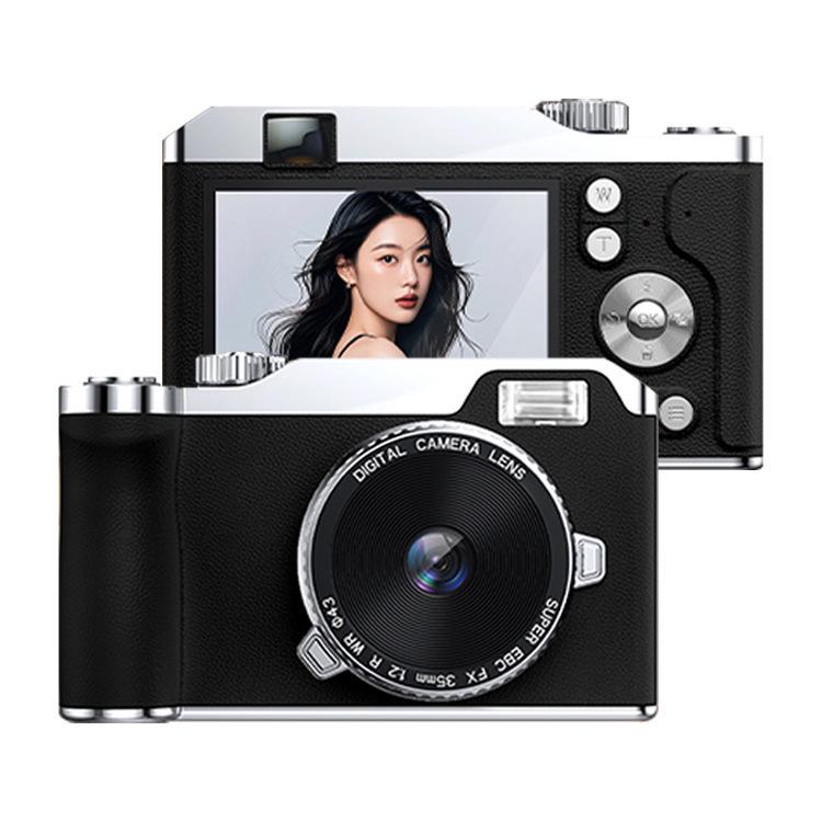 HD Pixel Dual Selfie Retro Mini Mirrorless Camera for Students