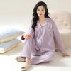 Pajamas XUEXIMAN 2026 100% Pure Cotton Cardigan